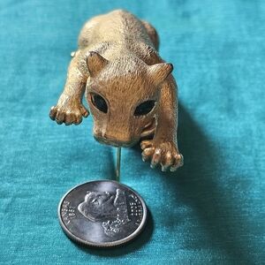 Gold Small Pet Figurine